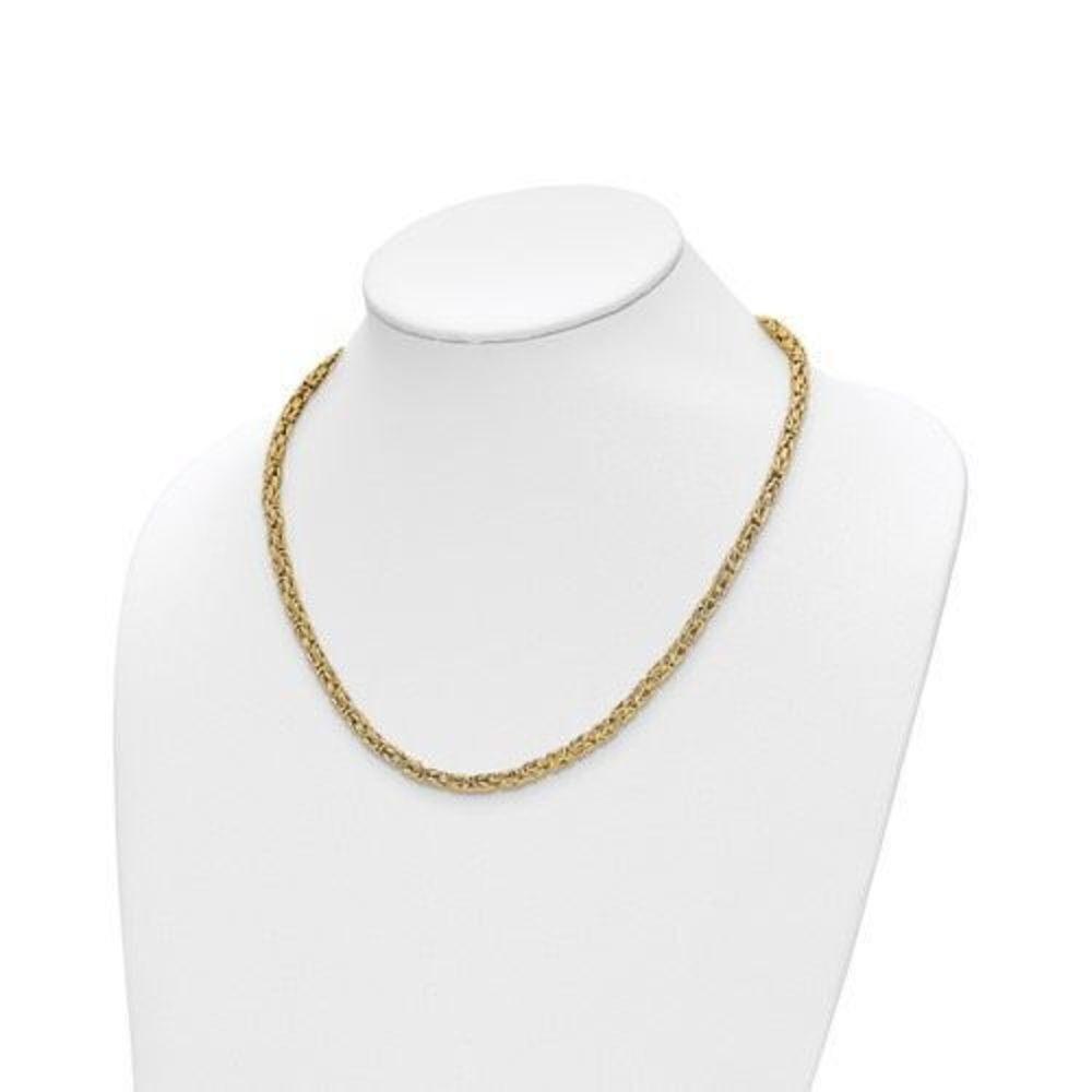 Leslie’s Real Italian 14K Gold Byzantine 18 inch Chain- Brand New